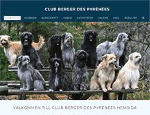 Tablet Screenshot of clubbergerdespyrenees.se